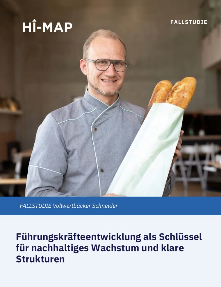 Titelseite der Fallstudie Vollwertbäcker Schneider